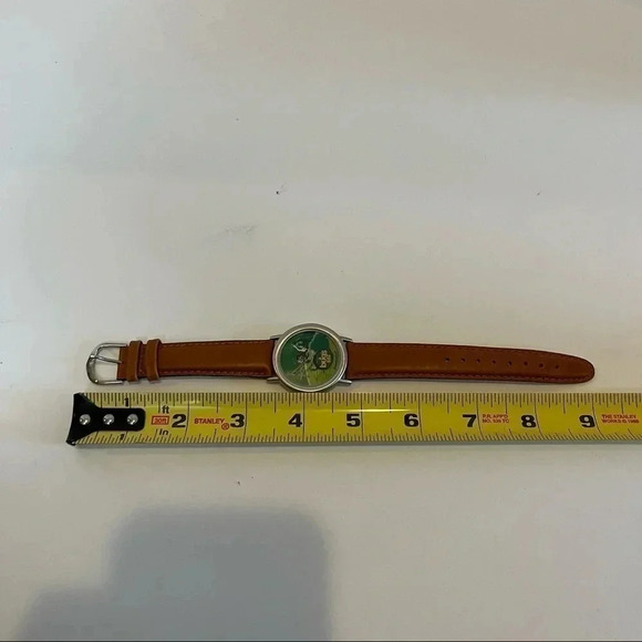 1990's A Bugs Life Disney Wrist Watch Leather Band Japan Needs Battery - Picture 6 of 8